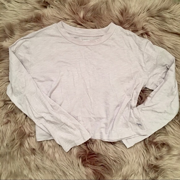 PINK Victoria's Secret Tops - 💜 PINK Long Sleeve Crop 💜